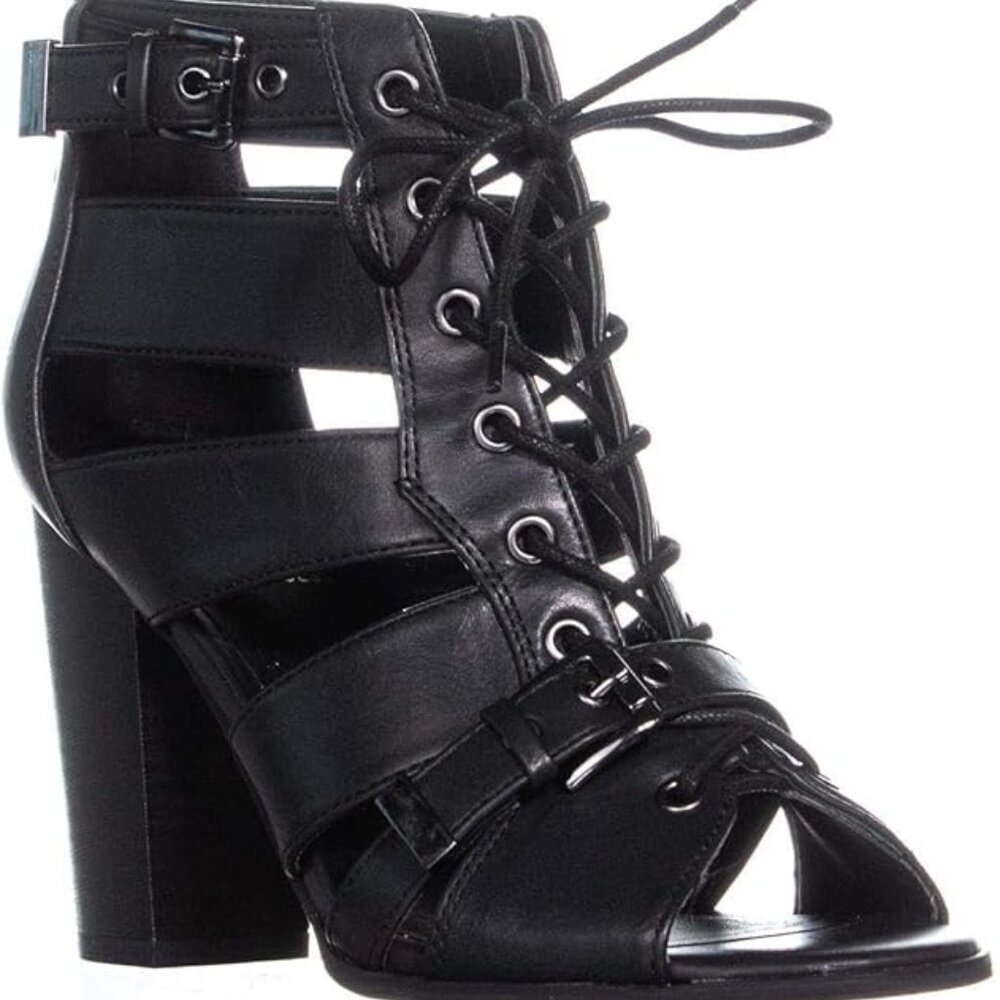 G by GUESS Portlyn Dress Sandals Black Size 10M New in Box